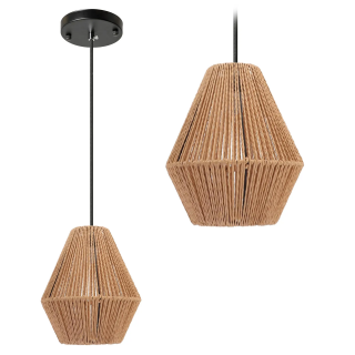 LAMPA WISZĄCA BOHO APP1150-1W WOOD