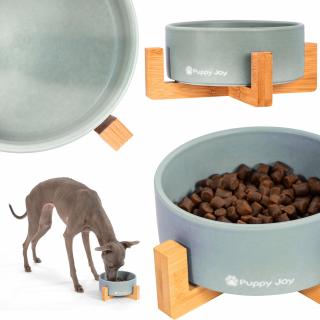 Miska Ceramiczna Dla Psa lub Kota Szara