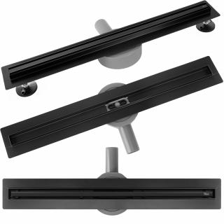 Odpływ Liniowy Rea Neox Slim PRO Black  90 cm