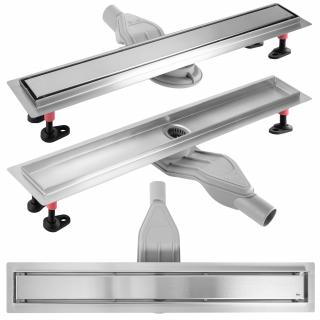 Odpływ Liniowy Rea Neox Superflow Stal Szczotkowana 90 cm