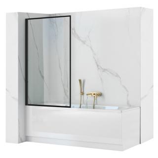 Parawan nawannowy Stały Rea Lagos Fix Black 70 cm - Czarny