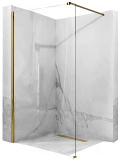Ścianka prysznicowa Walk In Rea Aero Gold 120 cm