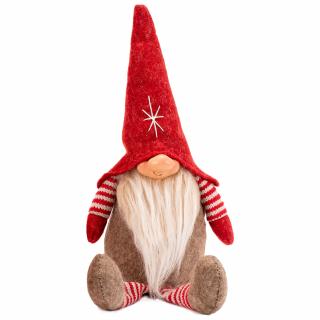 Skrzat świąteczny YX015 GREY 43cm