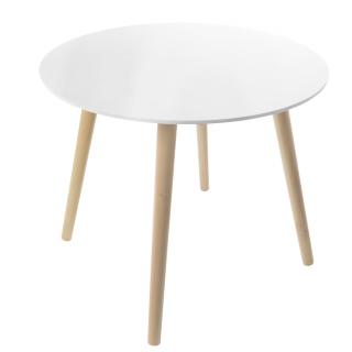 STOLIK KAWOWY RETRO 60X50 BIAŁY