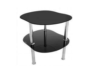 STOLIK KAWOWY SZKLANY CT-012 BLACK/BLACK