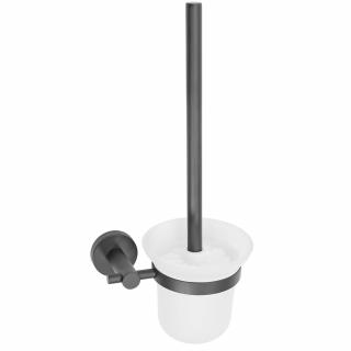 Szczotka WC GUN Czarna 322234A LEO
