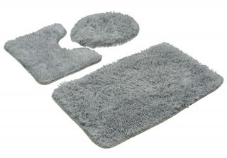 Tutumi DYWANIKI ŁAZIENKOWE ZESTAW 3 SZT GREY 391869B