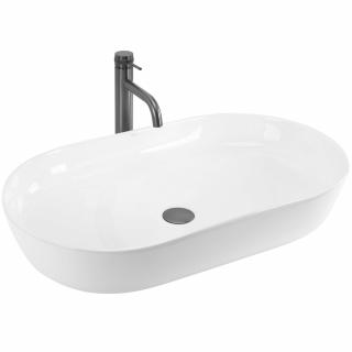 Umywalka Nablatowa Rea Cleo 71 White