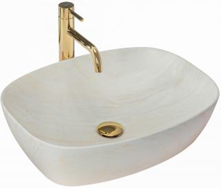 Umywalka nablatowa Rea Freja Ivory