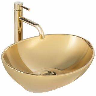 Umywalka Rea Sofia Gold