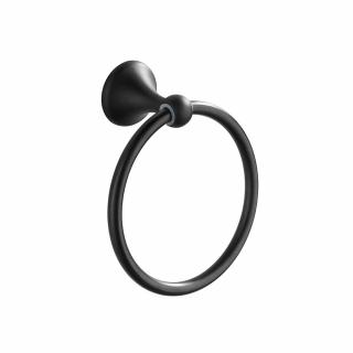 Wieszak łazienkowy RING 332867A Czarny RETRO