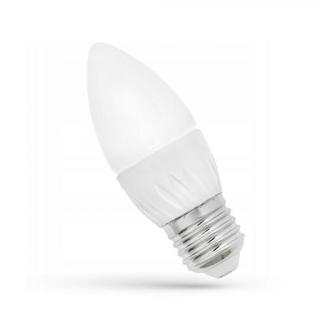 ŻARÓWKA LED CIEPŁA E-27 230V 6W ŚWIECZKA 13061