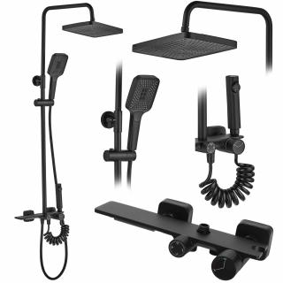 Zestaw Prysznicowy Rea Helix Black
