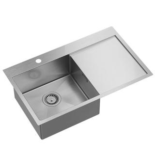 Zlewozmywak stalowy Quadron Russel 111 Nikiel 78 x 48 cm