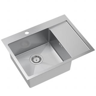 Zlewozmywak stalowy Quadron Russel  116 Nikiel 62 x 48 cm