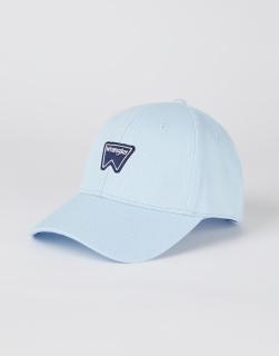 Czapka Wrangler Logo Cap Cerulean Blue W0U5U5XVT