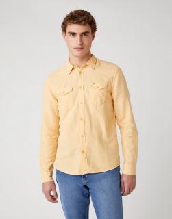 Koszula Męska Wrangler Ls 2 Pkt Flap Shirt Lovely Mango W5A5LOA11