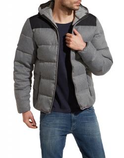 Kurtka Wrangler Down Jacket Mid Grey MEL W4668YU37