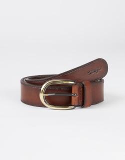 Pasek Damski Wrangler Edge Detail Belt Brown W0H2U1X85