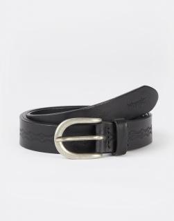 Pasek Damski Wrangler Thin Detailed Belt Black W0H1U1100
