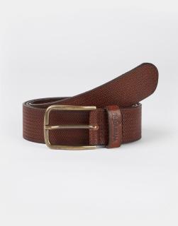 Pasek Męski Wrangler Carved Belt Brown W0G4U1X85