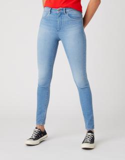 Spodnie Damskie Wrangler High Skinny Jeans In Soft Cloud W27HZI29R