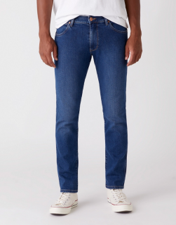 Spodnie Męskie Wrangler Larston Midweight Jeans In Softmatic Blue W18SC321F