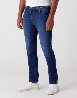 Spodnie Męskie Wrangler Texas Slim Jeans In Velvery Blue W12SAO91Y