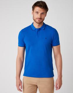 T-shirt Męski Short Sleeve Pique Polo In Wrangler Blue W7D5K4X05