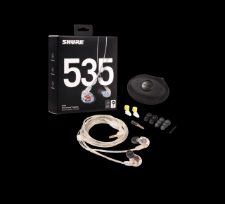 Shure SE535-CL - profesjonalne słuchawki douszne