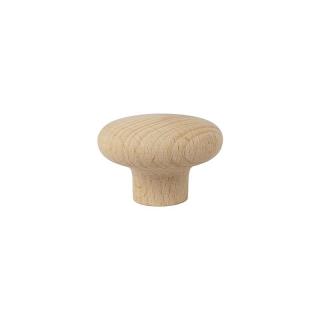 Gałka drewniana meblowa okrągła z mufą  ∅ 35 mm – GD00074
