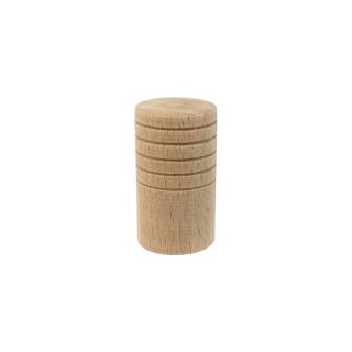 Gałka drewniana meblowa z mufą  ∅ 17 mm -  GD00113