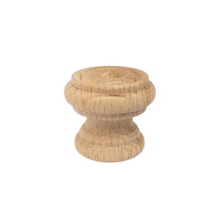 Gałka drewniana meblowa z mufą  ∅ 32 mm -  GD00200