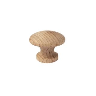Gałka drewniana meblowa z mufą  ∅ 32 mm – GD00203
