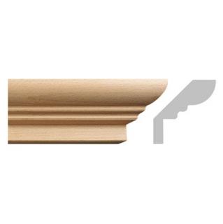 Gzyms drewniany rzeźbiony sztukateria 59x59x1200 mm EM00430