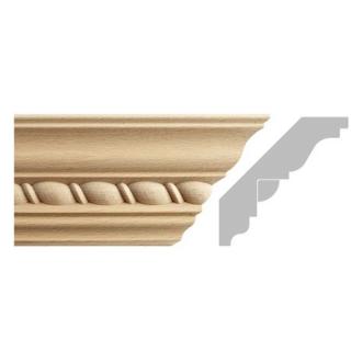 Gzyms drewniany rzeźbiony sztukateria 69x69x1200 mm EM00284