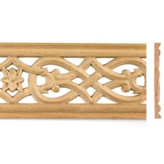 listwa drewniana ażurowa sztywna  1200xH 80 mm  EU050101