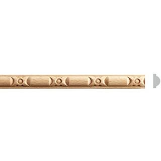 listwa drewniana rzeźbiona 14x7x1200 mm EM00216