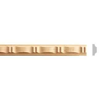 listwa drewniana rzeźbiona 16x6x1200 mm EM00135