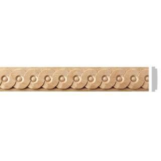 Listwa drewniana rzeźbiona 18x6x1200 mm EM00231