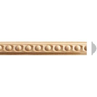 listwa drewniana rzeźbiona 20x8x1200 mm EM00261