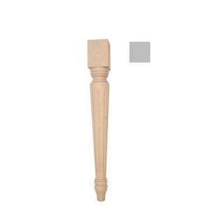 Noga drewniana do krzeseł , ław 55x55x H430 mm  Fluted F990035
