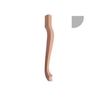 Noga drewniana do krzeseł oraz ław 42x42xH460 mm Ludwik F990003