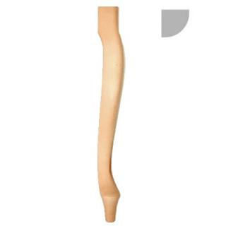 noga drewniana do stołu ,konsoli 65x65x H745 mm Ludwik  F990005