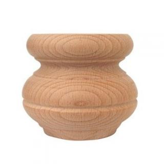 Noga nóżka drewniana meblowa  ∅ 100 x H 84 mm - WY01002