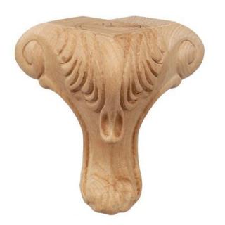 Noga nóżka drewniana meblowa 95x95xH 150 mm - WY01011