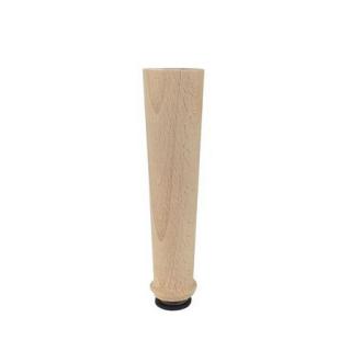 Noga nóżka drewniana meblowa z regulacją ∅ 41xH150mm  – WY01015