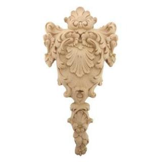 Ornament aplikacja girlanda z pyłu drzewnego 140xH285 mm F560347