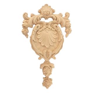 Ornament aplikacja girlanda z pyłu drzewnego 190xH320 mm F560346