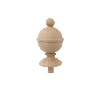Ornament drewniany dekoracyjny Laufer ∅ 78 x H44 mm DR00051